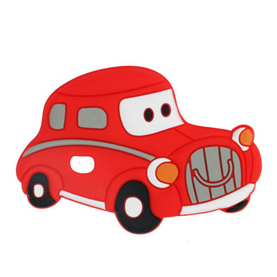 Food Grade Silicone Baby Teether Bentuk Mobil Lucu Untuk Balita