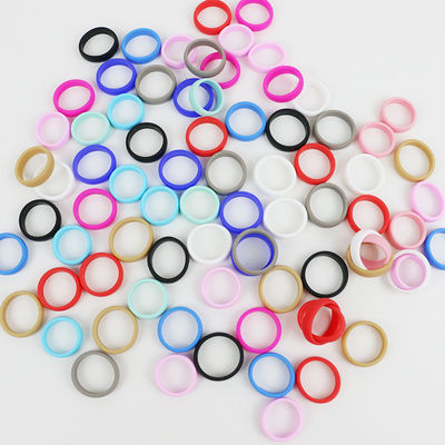 kualitas  BPA Free Food Grade Silicone Rubber O Rings Chewable For Children Girls pabrik