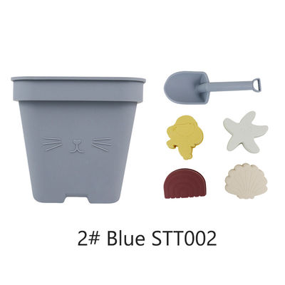 Grosir Bayi Silikon mainan ember Set mainan pantai