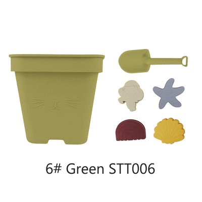 Grosir Bayi Silikon mainan ember Set mainan pantai