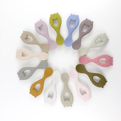 Baru Datang Bayi sendok Makanan Kelas Silikon sendok