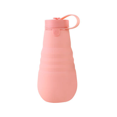 OEM ODM Silicone Water Bottle Soft Foldable 500Ml For Running