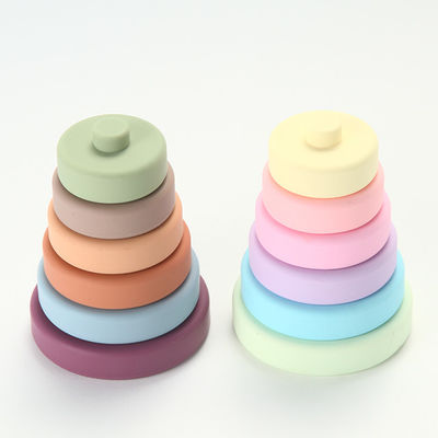 Mainan Silikon Bayi Multi Fungsional Penuh Warna Dengan Bahan Kelas Medis Ramah Lingkungan