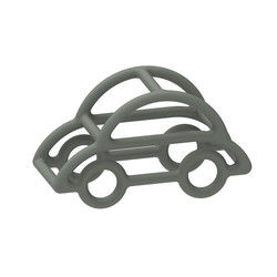 Car Shape Baby Silicone Toys Multi Color Food Grade Bahan Tidak Beracun