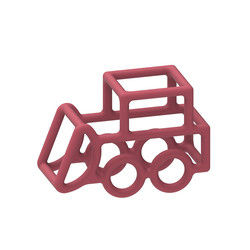 Car Shape Baby Silicone Toys Multi Color Food Grade Bahan Tidak Beracun