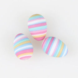 Egg Shape DIY Silicone Teething Bead Kunyah Untuk Pembuatan Kalung