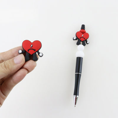 Bad Bunny Custom Silicone Focal Beads Food Grade Material Untuk Pembuatan Pena