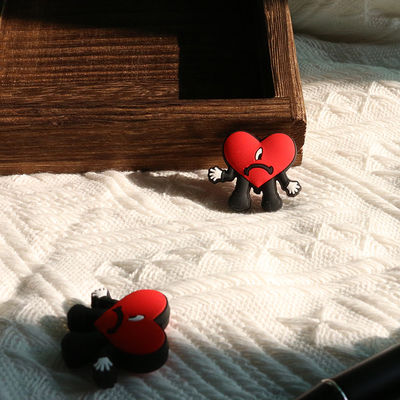 Bad Bunny Custom Silicone Focal Beads Food Grade Material Untuk Pembuatan Pena