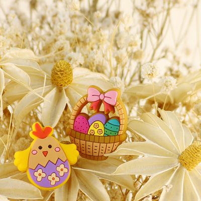Food Grade Focal Beads Silicone Telur Ayam Bentuk Kelinci Untuk Pembuatan Pena