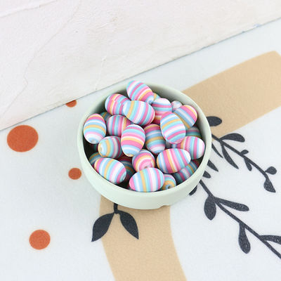 Food Grade Focal Beads Silicone Telur Ayam Bentuk Kelinci Untuk Pembuatan Pena