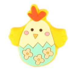 Food Grade Focal Beads Silicone Telur Ayam Bentuk Kelinci Untuk Pembuatan Pena