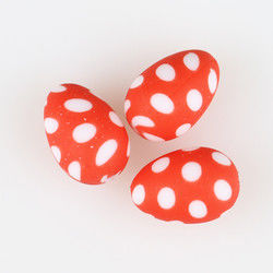 Food Grade Focal Beads Silicone Telur Ayam Bentuk Kelinci Untuk Pembuatan Pena