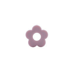 Flower Holes Silicone Teething Bead 4.5cm Untuk DIY Pacifier Clip Chew Necklace