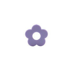 Flower Holes Silicone Teething Bead 4.5cm Untuk DIY Pacifier Clip Chew Necklace