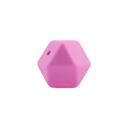 17mm Hexagon Silicone Teething Bead Eco Friendly Safety Kunyah Untuk Bayi Tumbuh Gigi