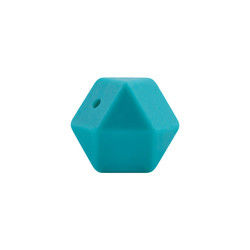 17mm Hexagon Silicone Teething Bead Eco Friendly Safety Kunyah Untuk Bayi Tumbuh Gigi