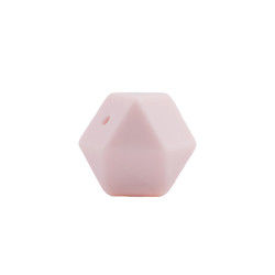 17mm Hexagon Silicone Teething Bead Eco Friendly Safety Kunyah Untuk Bayi Tumbuh Gigi
