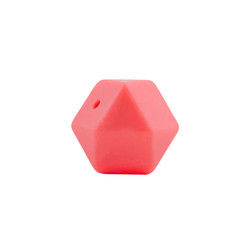 17mm Hexagon Silicone Teething Bead Eco Friendly Safety Kunyah Untuk Bayi Tumbuh Gigi