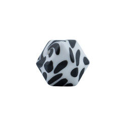 17mm Hexagon Silicone Teething Bead Eco Friendly Safety Kunyah Untuk Bayi Tumbuh Gigi