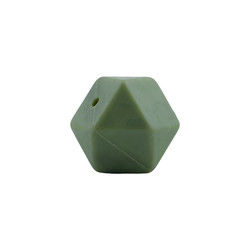 17mm Hexagon Silicone Teething Bead Eco Friendly Safety Kunyah Untuk Bayi Tumbuh Gigi