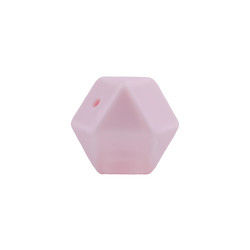 17mm Hexagon Silicone Teething Bead Eco Friendly Safety Kunyah Untuk Bayi Tumbuh Gigi