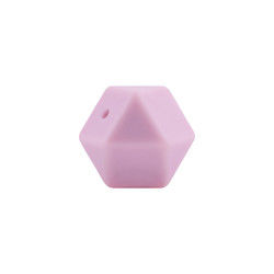 17mm Hexagon Silicone Teething Bead Eco Friendly Safety Kunyah Untuk Bayi Tumbuh Gigi