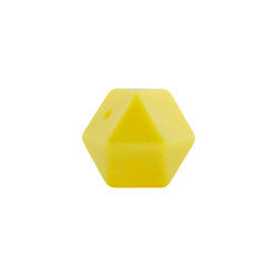 17mm Hexagon Silicone Teething Bead Eco Friendly Safety Kunyah Untuk Bayi Tumbuh Gigi