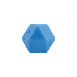17mm Hexagon Silicone Teething Bead Eco Friendly Safety Kunyah Untuk Bayi Tumbuh Gigi
