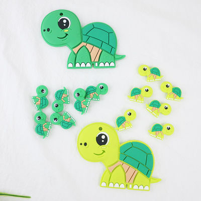 Manik-manik Hewan Silikon Kecil, Manik Silikon Baby Teether Untuk Gelang Rantai Kalung