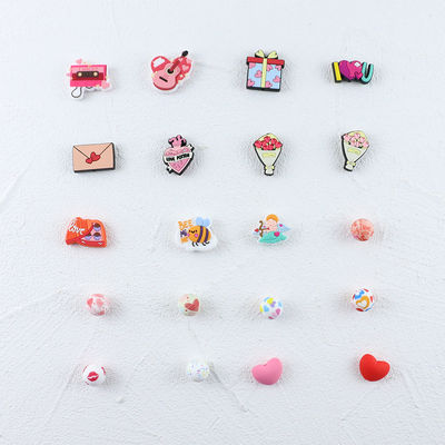 Pink Jewelry Silicone Teething Bead Tidak Beracun Untuk Hadiah DIY Bayi