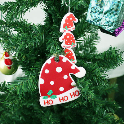 Manik-manik Silikon Natal Food Grade Mini Untuk Kalung Rantai Dot DIY