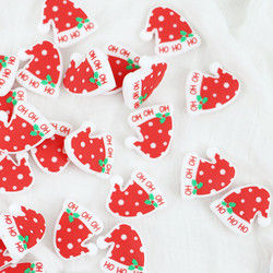 Topi Natal Silicone Teething Bead Kunyah BPA Gratis Untuk Bayi Bayi