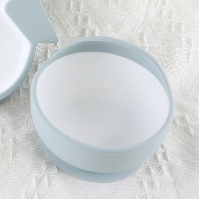 Set Mangkuk Makanan Bayi Kustom BPA Gratis, Food Grade Suction Baby Silicone Bowl