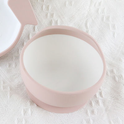 Set Mangkuk Makanan Bayi Kustom BPA Gratis, Food Grade Suction Baby Silicone Bowl
