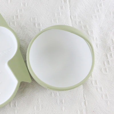 Set Mangkuk Makanan Bayi Kustom BPA Gratis, Food Grade Suction Baby Silicone Bowl