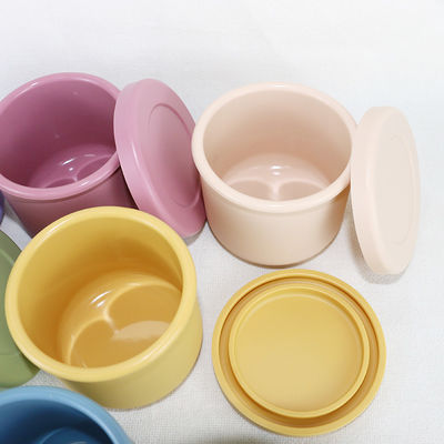 Set Mangkuk Silikon BPA Gratis, Kotak Bento Silikon Dengan Logo Disesuaikan