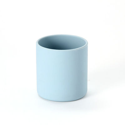 Spill Proof Silicone Kids Cup Bebas BPA Tidak Beracun Untuk Pelatihan Bayi