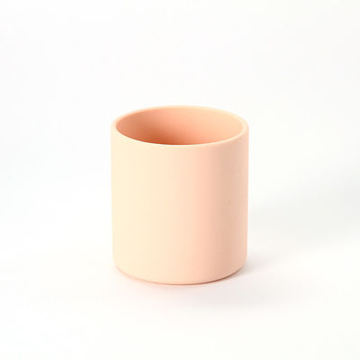 Spill Proof Silicone Kids Cup Bebas BPA Tidak Beracun Untuk Pelatihan Bayi