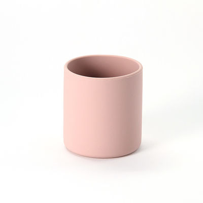 Spill Proof Silicone Kids Cup Bebas BPA Tidak Beracun Untuk Pelatihan Bayi