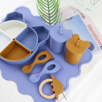 Leak Proof Soft Silicone Kids Cup Food Grade With Lid Straw OEM