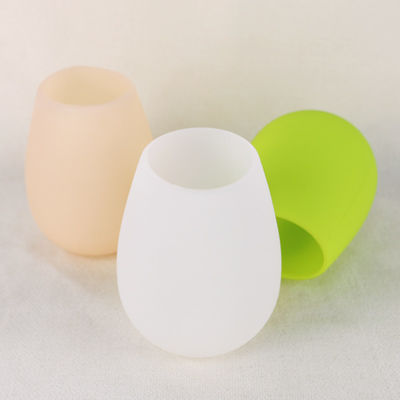 Panton Color Silicone Water Cup Bebas BPA No Handle No Lid Untuk Wine Beer