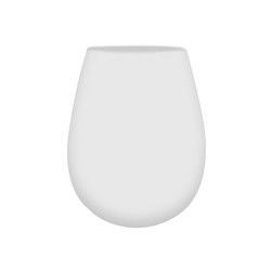 Panton Color Silicone Water Cup Bebas BPA No Handle No Lid Untuk Wine Beer