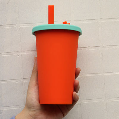Travel Camp Cangkir Kopi Silikon Dilipat 350ml Dengan Tutup Jerami