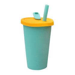 Hot Proof Portable Silicone Kids Cup Untuk Jus Teh Susu 300ml 350ml