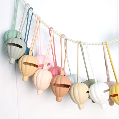 Bebas BPA Safe Silicone Pacifier Case Holder Hot Air Balloon Shape pacifier pouch