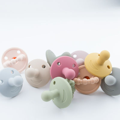 Cat Kitty Shape Silicone Pacifier Case pouch holder Untuk Dot Bayi Balita Tumbuh Gigi