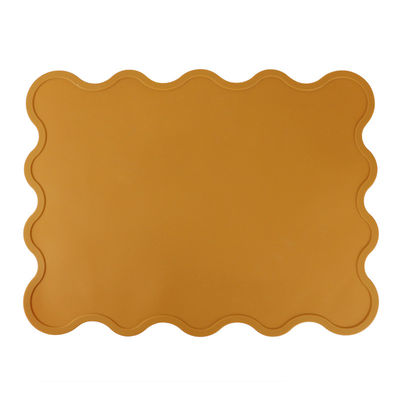Bebas BPA Waterproof Kids Silicone Placemat Non Slip Alas meja yang dapat digunakan kembali untuk makan bayi