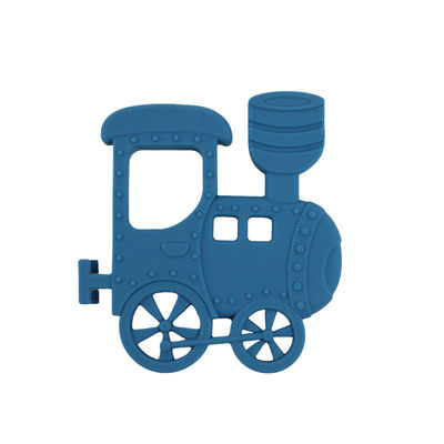 Little Train Silicone Baby Teether Untuk Mainan Kalung Tidak Beracun