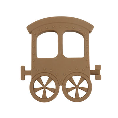 Little Train Silicone Baby Teether Untuk Mainan Kalung Tidak Beracun