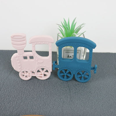 Little Train Silicone Baby Teether Untuk Mainan Kalung Tidak Beracun